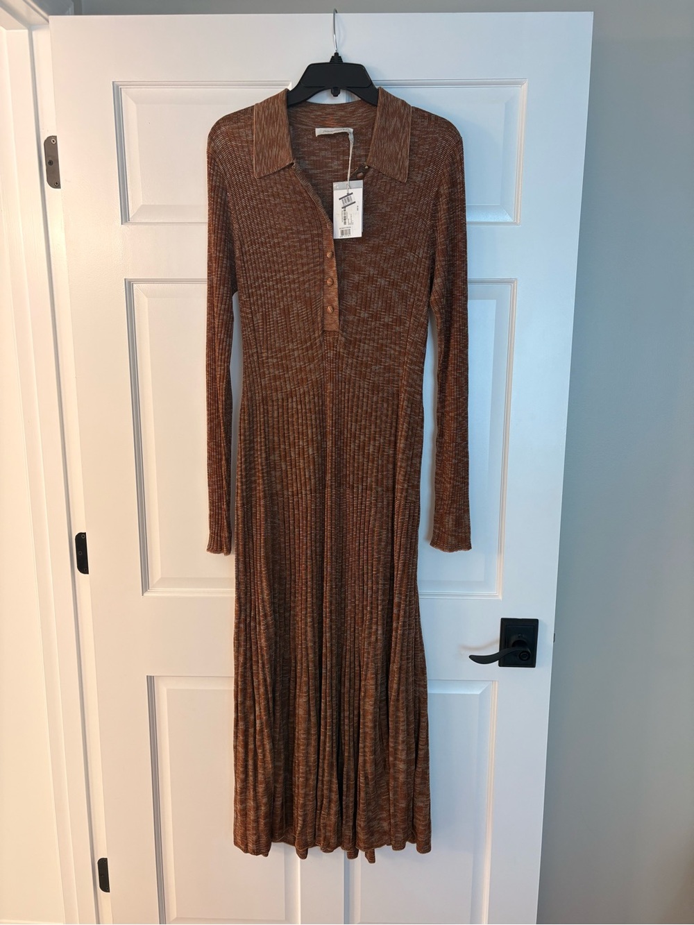 NWT Zimmermann Mouline Long Sleeve Rib Maxi Sweater Dress - Picture 6 of 12